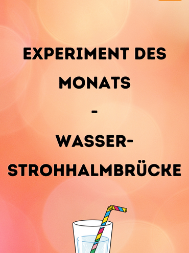 Startbild Experiment des Monats: Wasser-Strohhalmbrücke