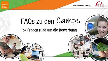 FAQ Video mit Fragen rund um deine Bewerbung für die Camps