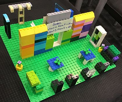 New Work: Prototypen aus Legobausteinen