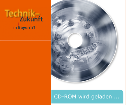 Auf dem Foto ist eine CD-Rom abgebildet. Links daneben ist ein orangefarbendes Feld mit dem alten Logo von Tezba zu sehen.