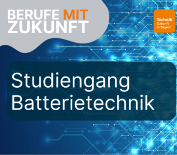 Titelbild Studiengang Batterietechnik