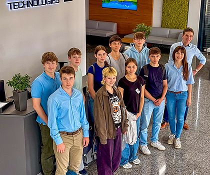 Gruppenbild Technik-trifft-Umwelt-Camp in Rosenheim 2025